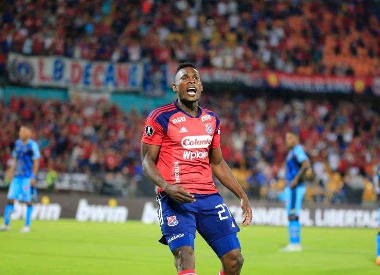 Cambindo fue el goleador del Medellín en la temporada pasada con 12 tantos. FOTO: SNEYDER GUTIÉRREZ 