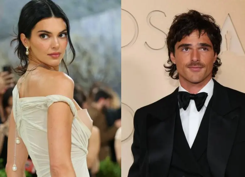 Jacob Elordi y Kendall Jenner fueron fotografiados durante un viaje a Hawáiy en una salida en Los Ángeles junto a Kylie Jenner y Timothée Chalamet. FOTO: AFP.
