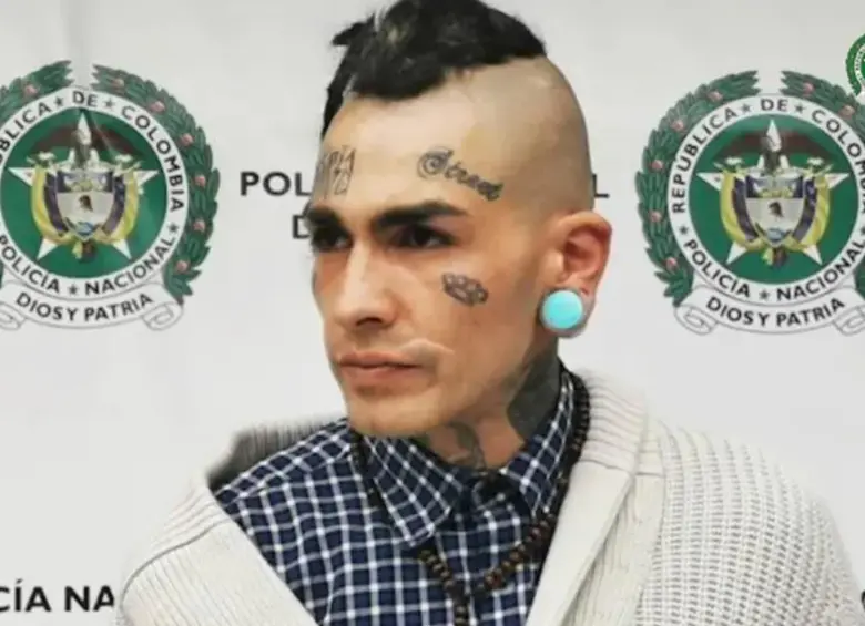 Sergio Andrés Pastor González, alias 19. FOTO; POLICIA NACIONAL