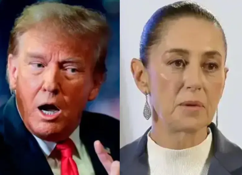 Donald Trump ha amenazado a México con imponer aranceles si no controlan más el flujo de drogas y migrantes hacia EE. UU. Foto: Getty/Europa Press.