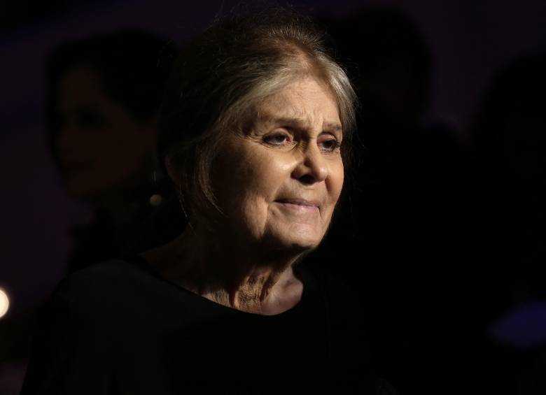 Gloria Steinem, periodista, activista y figura central del movimiento feminista estadounidense, murió el miércoles en su casa de Nueva York a los 92 años. FOTO Getty Images via AFP