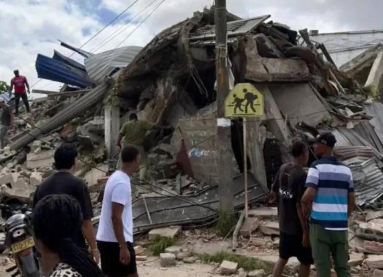 La donación para la reconstrucción se dará a través de la iniciativa del Banco de Materiales del Chocó. FOTO: Gobernación del Chocó