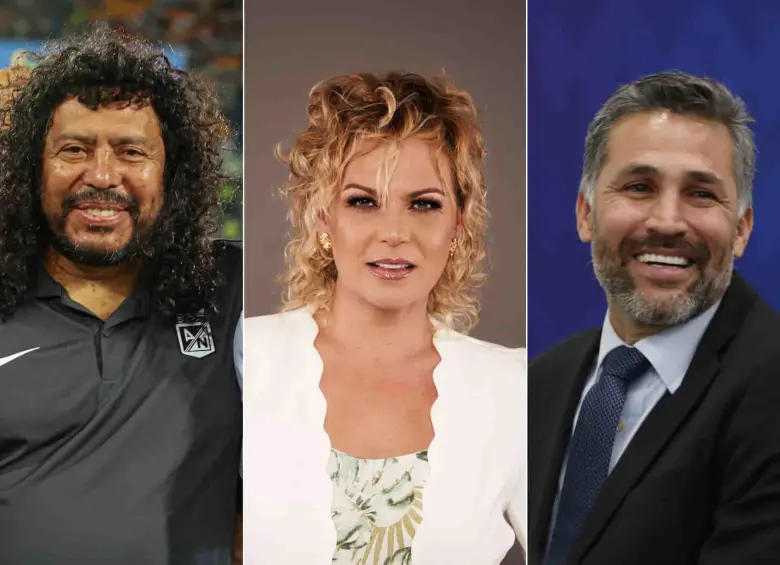 Rene Higuita, Carolina Sabino y Mario Alberto Yepes serán algunos de los participantes en MasterChef Celebrity este año. FOTOS Manuel Saldarriaga y Colprensa