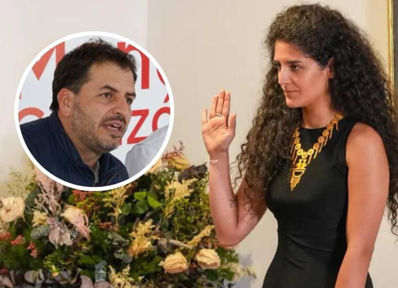 Las críticas contra la ministra de Cultura, Yannai Kadamani, no se hicieron esperar luego de conocer los contratos de su hermano y madre con el gobierno. FOTO: Presidencia y redes sociales @AForeroM