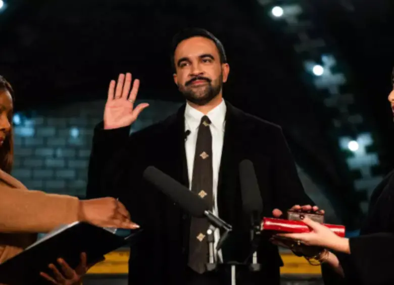 El alcalde de la ciudad de Nueva York, Zohran Mamdani. FOTO: AFP