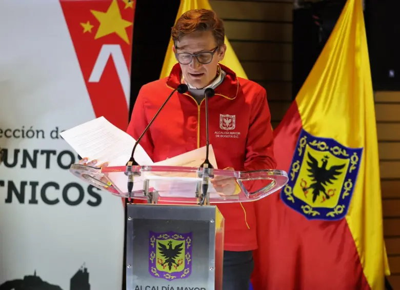 El secretario de Gobierno de Bogotá, Gustavo Quintero. FOTO: Tomada de X @GAquinteroA