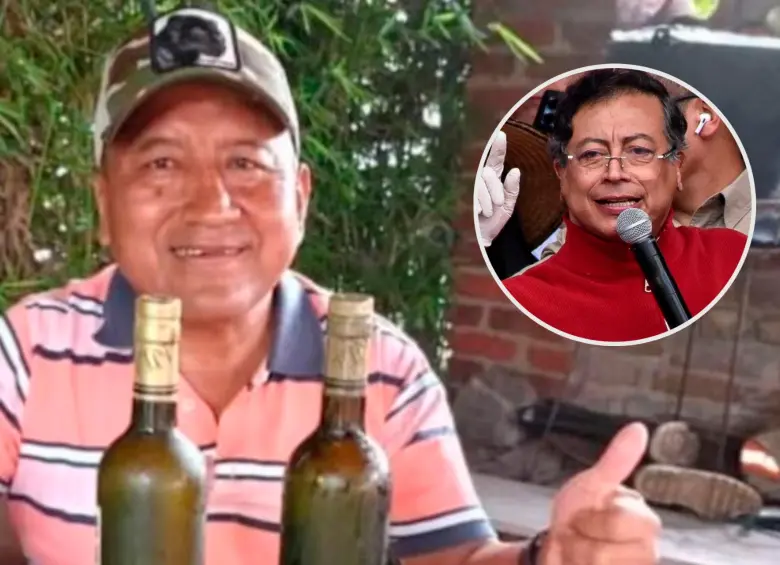 Él era Luis Alberto Peña, el líder social y militante de la Colombia Humana asesinado este jueves en Miranda, Cauca. FOTOS: Colprensa y cortesía TV Norte Noticias