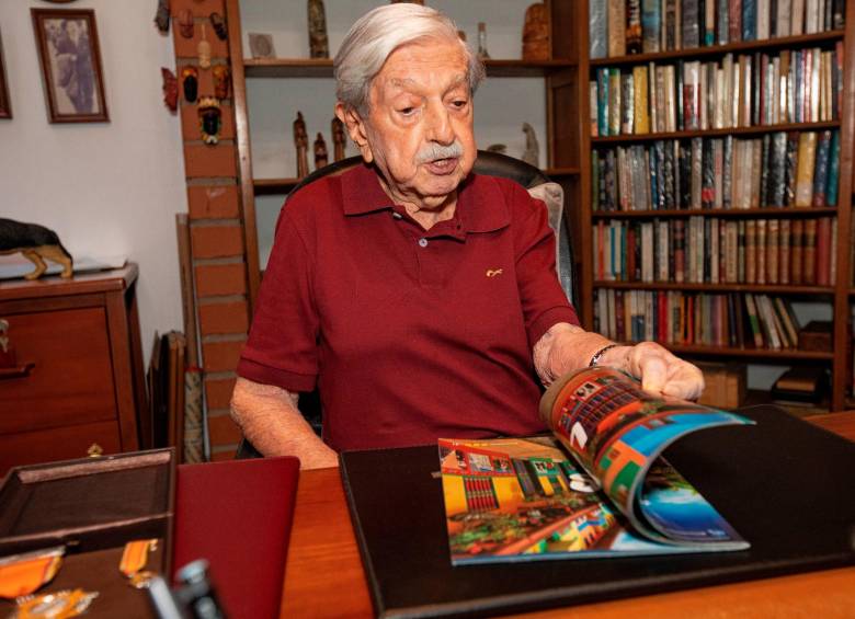 Francisco Eladio Gómez Yepes es considerado el padre del mercadeo en el departamento de Antioquia. FOTO Esneyder Gutiérrez