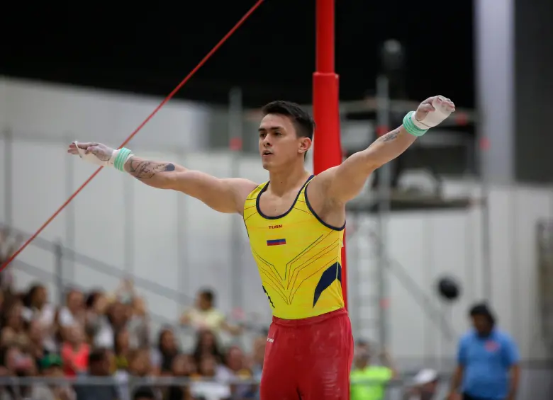 Jossimar Calvo es uno de los mejores gimnastas que ha tenido Colombia en los últimos años. Foto: Colprensa