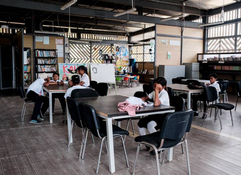 Estudiantes colombianos. Foto: Colprensa - Mariano Vimos