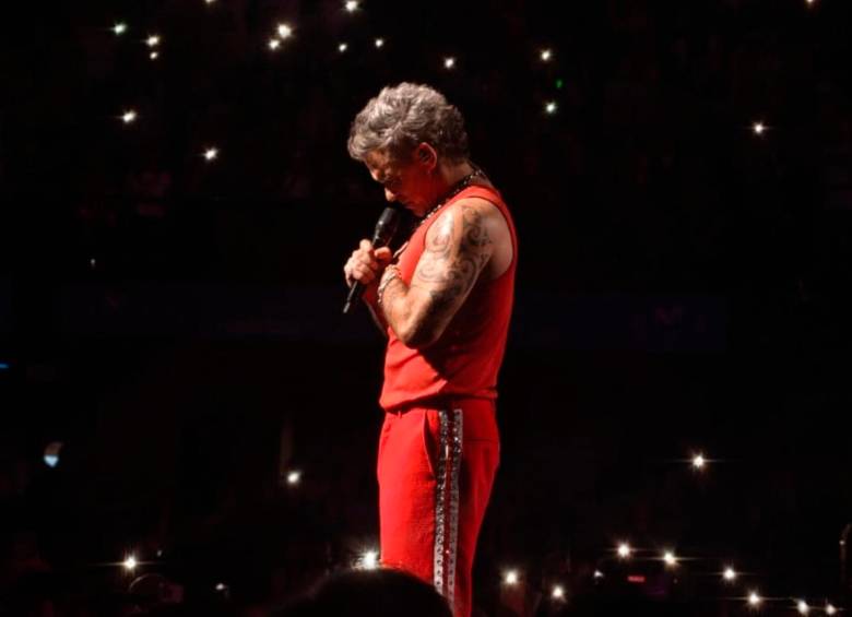 Robbie Williams se mostró emocionado y agradecido por la euforia colombiana, prometió volver tras comenzar con pie derecho su gira por América Latina. FOTO Claudia Arango Holguín