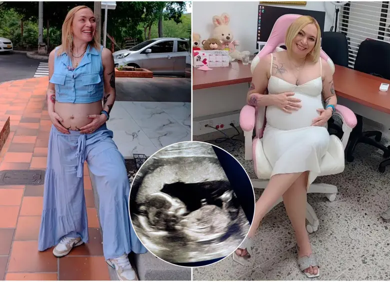 La última publicación de la jueza Vivian Polanía en su cuenta de Instagram fue la ecografía de su hijo. FOTOS: Tomadas de Instagram @heidyvivianpolaniafranco