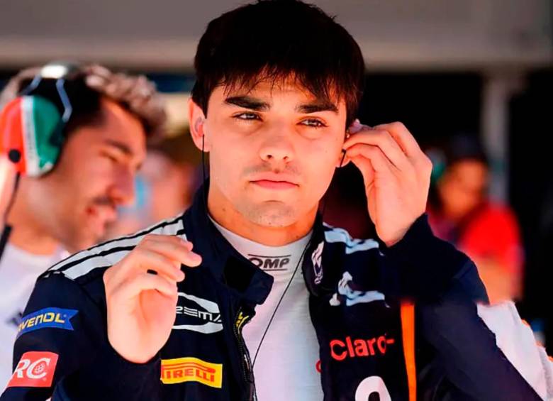 El piloto Sebastián Montoya compite para el equipo Prema Racing de la Fórmula 2. FOTO: Getty