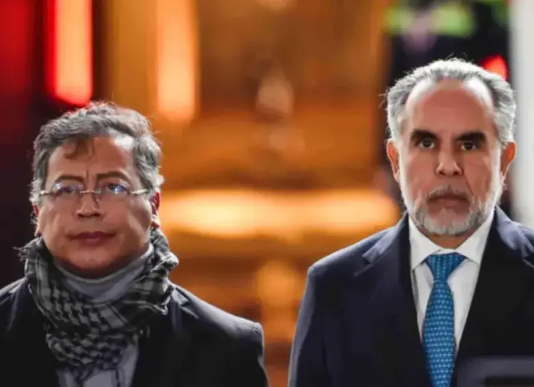 Presidente Gustavo Petro y Armando Benedetti, ministro de Interior. Foto: Colprensa