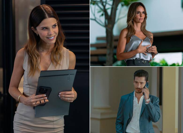 Juana Acosta vuelve como Bárbara Hidalgo en Medusa, la serie que trae dos nuevos personajes interpretados por Karen Martínez y Juan Pablo Urrego. FOTOS Cortesía Netflix