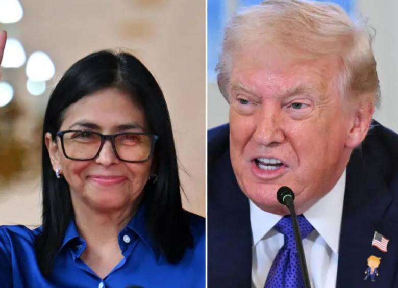 Delcy Rodríguez, líder encargada del régimen de Venezuela, agradeció al presidente de EE. UU. por acuerdo sobre petroleo. FOTOS: AFP