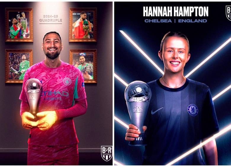 Gianluigi Donnarumma y Hannah Hampton se quedan con el premio a mejor portero del año 