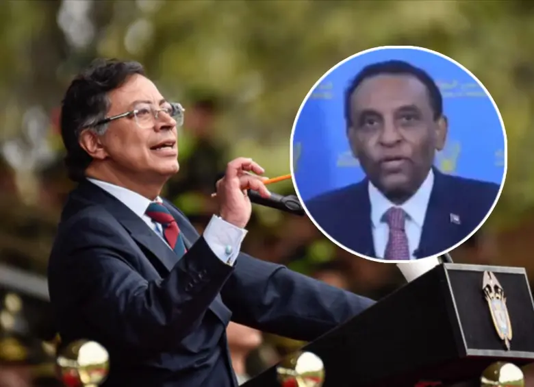 Petro envió un mensaje tras el pedido del Primer Ministro de Sudán de detener la presencia de mercenarios colombianos en el conflicto de su país. Imagen: Colprensa, captura de video. 