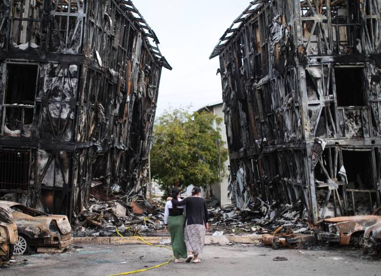 La tragedia provocada por los terremotos superó capacidad de hospitales y morgues. Familias aún no identifican la totalidad de los cuerpos encontrados. Foto: Jesus Vargas/Getty Images