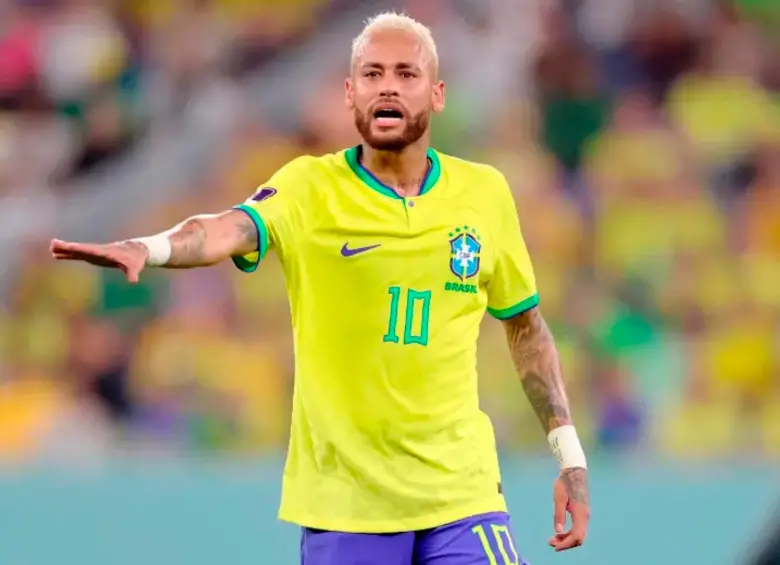 El delantero brasileño Neymar no juega con la Selección de su país desde octubre del 2023. Se lesionó en un duelo ante Uruguay en Montevideo. Foto: Getty