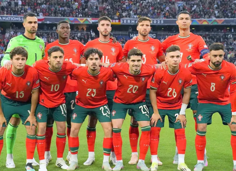 La Selección de Portugal. FOTO: Getty