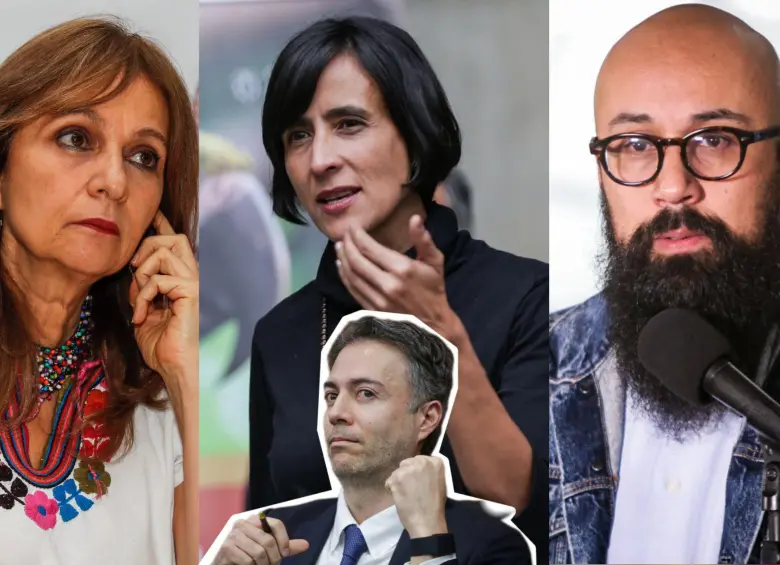 Tres caras visibles del Pacto Histórico han rechazado los acercamientos del exalcalde de Medellín a la coalición del Pacto Histórico, al parecer, por sus investigaciones por presunta corrupción. FOTOS: EL COLOMBIANO y Colprensa