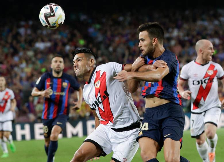 Falcao García tuvo un buen debut con el Rayo en la presente temporada. FOTO: EFE