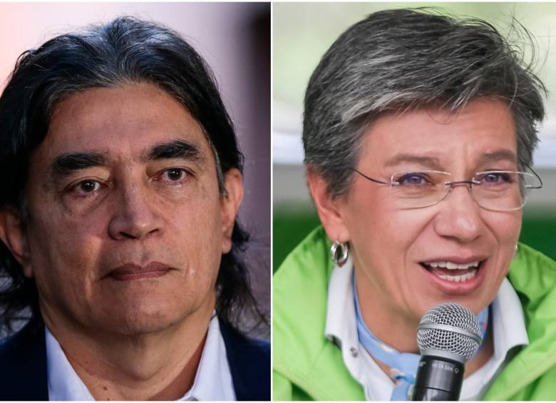 Gustavo Bolívar y Claudia López vuelven a referirse a las obras del metro de Bogotá. FOTO: Colprensa