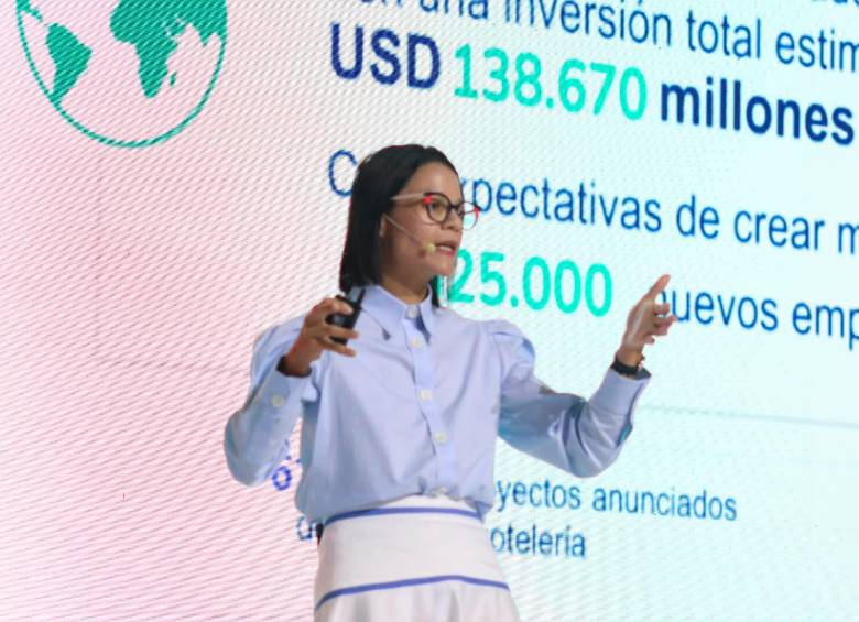 Natalia Bayona explicó cuáles son las condiciones que Colombia debe fortalecer para atraer nueva inversión turística. FOTO: CORTESÍA