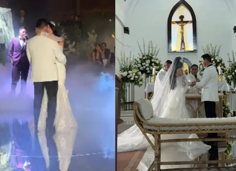 Jhonny Rivera y Jenny López se dieron el “sí” en Arabia, Pereira. FOTO: Jhonny Rivera vía Instagram. 