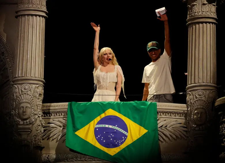 Lady Gaga se presentó el 3 de mayo en Brasil. FOTO: GETTY