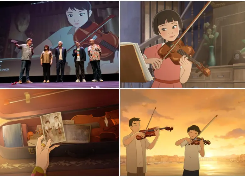 El estudio de animación paisa Bombillo Amarillo está haciendo historia al ser parte de ⁠La Violinista, una coproducción internacional. FOTO: Cortesía
