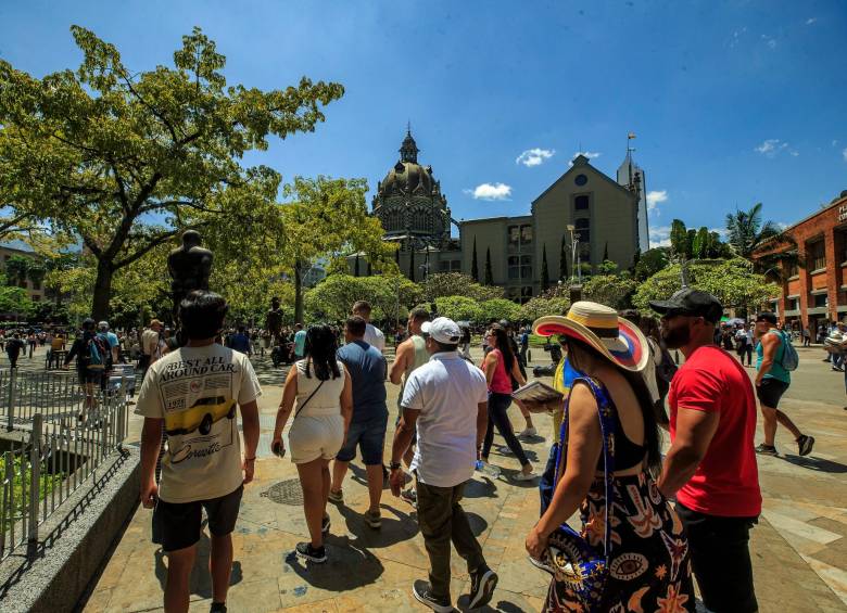 Antioquia es uno de los destinos turísticos preferidos por los extranjeros, en el primer semestre de 2024 el departamento paisa recibió un 27% más de visitantes. FOTO: Camilo Suárez