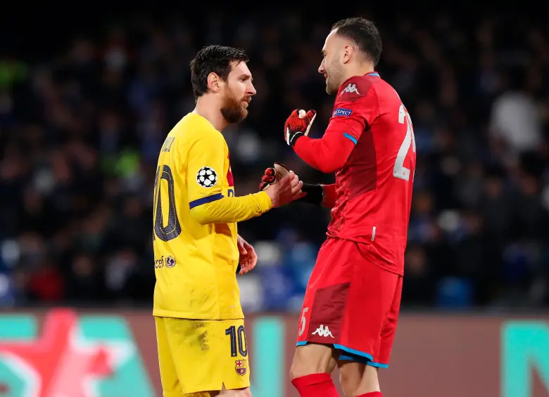 David Ospina y Lionel Messi han tenido recordados duelos durante sus carreras. FOTO: GETTY