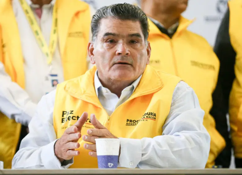 El procurador general Gregorio Eljach fue uno de los funcionarios que encabezó la veeduría del proceso electoral, criticado por el expresidente Gustavo Petro. Foto: Colprensa.