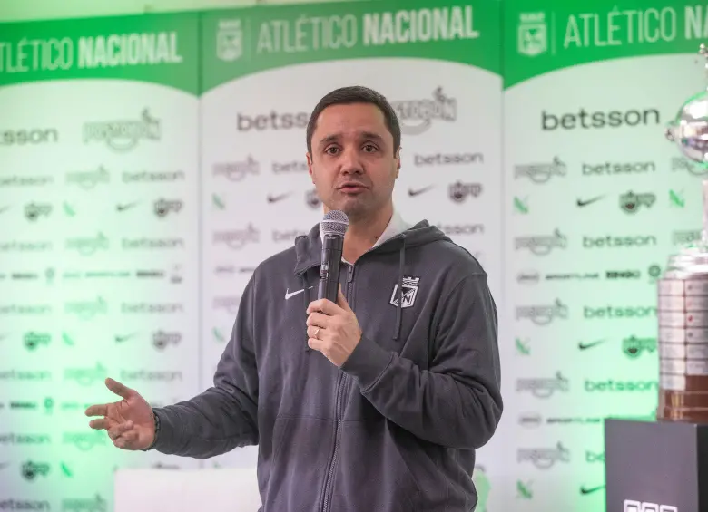 Sebastián Arango Botero, presidente de Atlético Nacional. Foto: Esneyder Gutiérrez Cardona