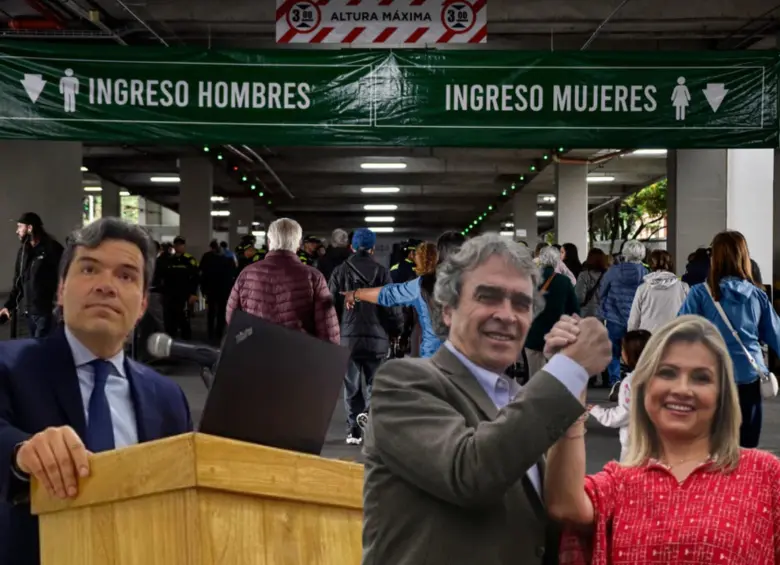 El abogado Mauricio Pava y el candidato presidencial Sergio Fajardo y su fórmula Edna Bonilla. Foto: Colprensa