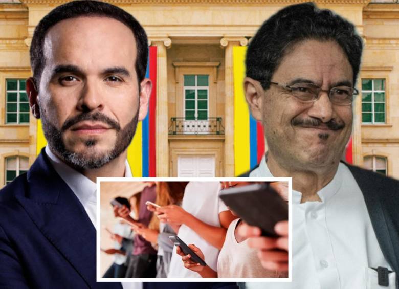 Al concluir el viernes 19 de junio, último día de actividad proselitista, los modelos predictivos de conversación otorgaron a Abelardo de la Espriella un 52% de probabilidad digital frente al 48% de Iván Cepeda Castro. FOTO: Colprensa, Registraduría Nacional y redes sociales @ABDELAESPIRELLA y @IvanCepedaCast