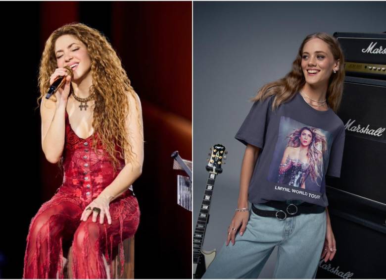 Hoodies, chaquetas, camisetas y demás, ya están a la venta para poder tener la pinta ideal para los conciertos de Shakira en Colombia. FOTO: COLPRENSA - OTSU