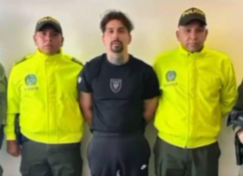 Alias Dollarino fue capturado gracias a la cooperación entre la Policía Nacional y autoridades de Italia y Reino Unido. Foto: Captura de video Policía. 