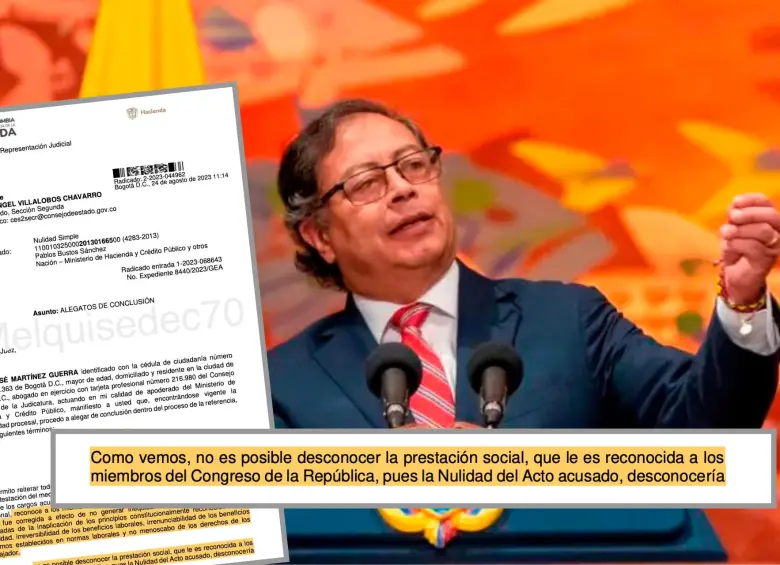 El viraje expone una contradicción entre el discurso actual del presidente Petro y los argumentos legales que su Gobierno sostuvo ante el Consejo de Estado. FOTO: PRESIDENCIA/X @Melquisedec70
