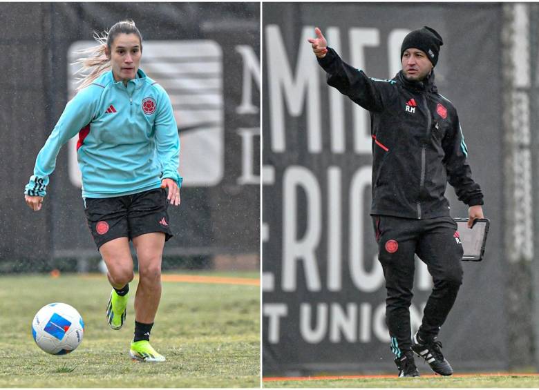Daniela Montoya y Ángelo Marsiglia. FOTO: TWITTER @FCFSeleccionCol