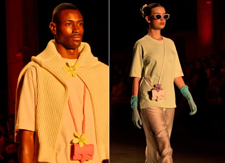 El carriel paisa o guarniel, en una representación en formato pequeño hizo parte de la colección. FOTOS Claudia Arango H.