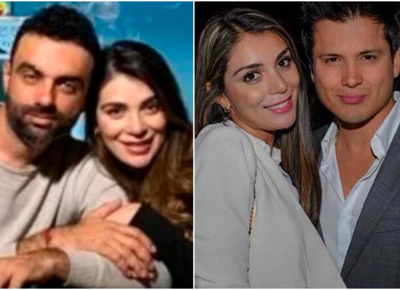 Marilyn Patiño y sus exparejas Héctor Fabián Bonilla y Carlos Rincón. FOTOS: Tomadas de Instagram @marilinpatino1 