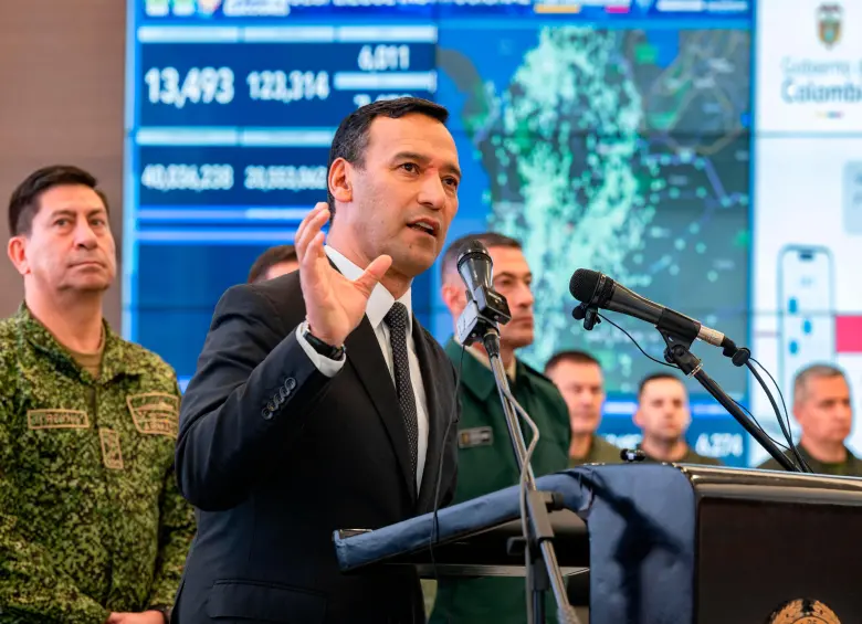 El ministro de Defensa Nacional, general (r) Pedro Sánchez. FOTO: CORTESÍA MINDEFENSA.