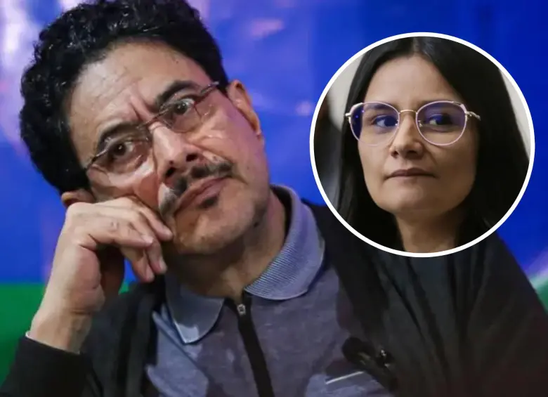 Angie Rodríguez, exdirectora del Dapre, e Iván Cepeda, candidato presidencial. Foto: Colprensa / cortesía