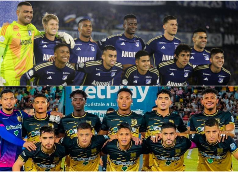 Los jóvenes hacen parte de la lista de los 100 jugadores menores de 20 años con más experiencia en 2024 como profesionales. FOTO: ÁGUILAS DORADAS Y MILLONARIOS