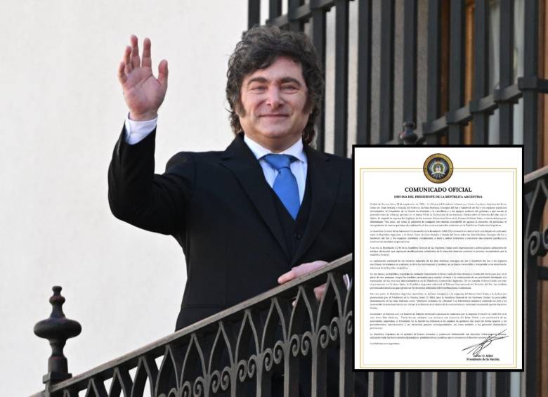 El gobierno de Javier Milei ha anunciado que en caso de que no se detengan los proyectos de hidrocarburos por parte de Reino Unido, acudirán al arbitraje internacional. Fotos: Xinhua y @OPRArgentina
