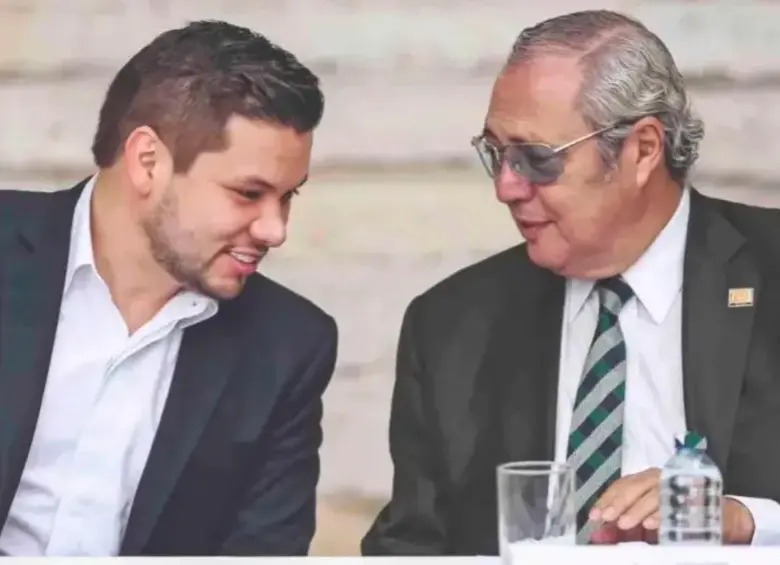 Andrés Calle, expresidente de la Cámara de Representantes e Iván Name, expresidente del Senado. Foto: Colprensa