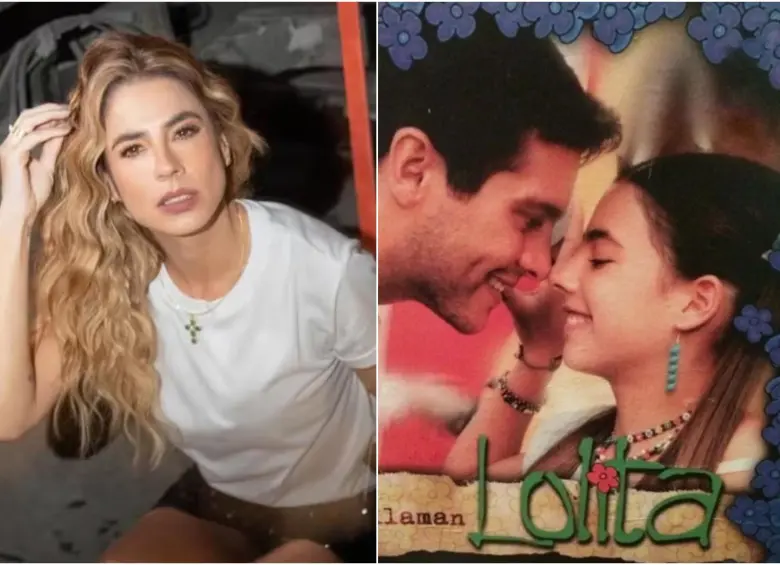 Carla Giraldo cuando hizo su papel de Lolita. FOTO: Tomada de Instagram @carlagiraldo